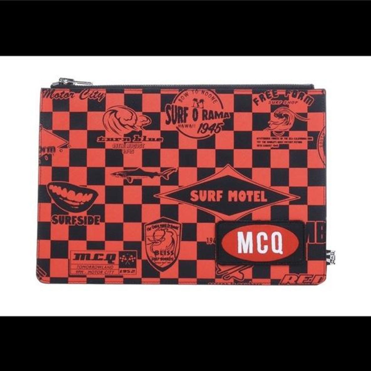 McQ Alexander McQueen Men's Red and Black Bag