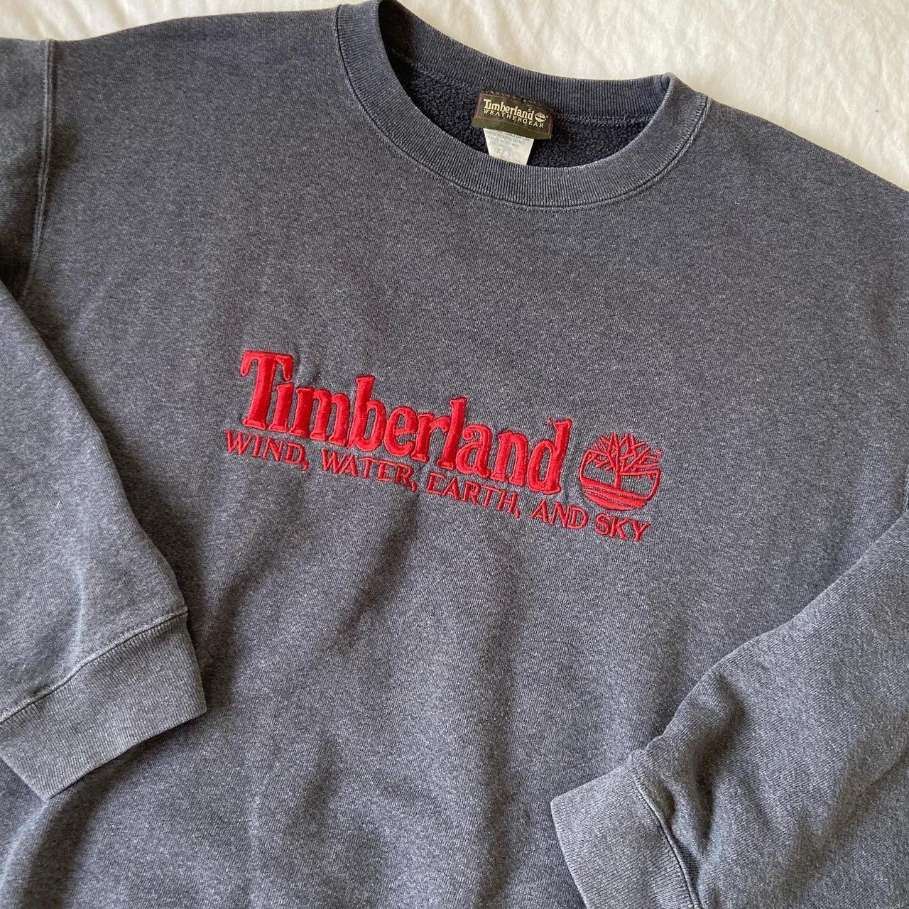 Timberland Men's Grey and Red Sweatshirt (3)