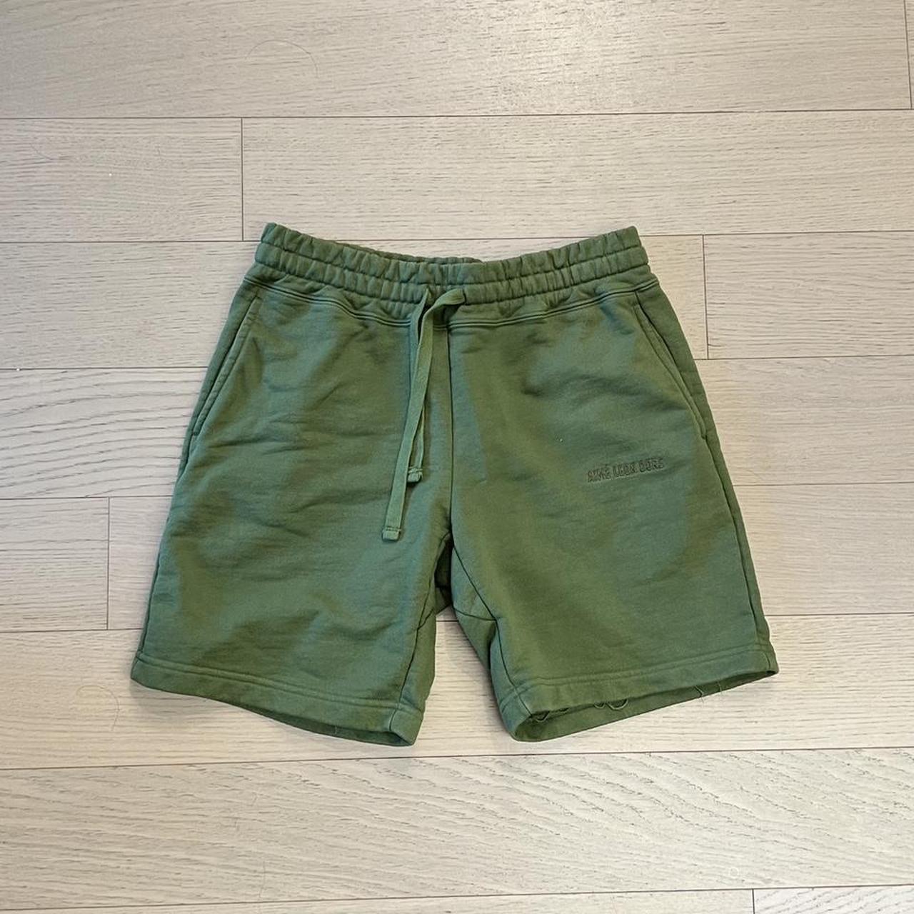 Aime Leon Dore Men's Green Shorts | Depop