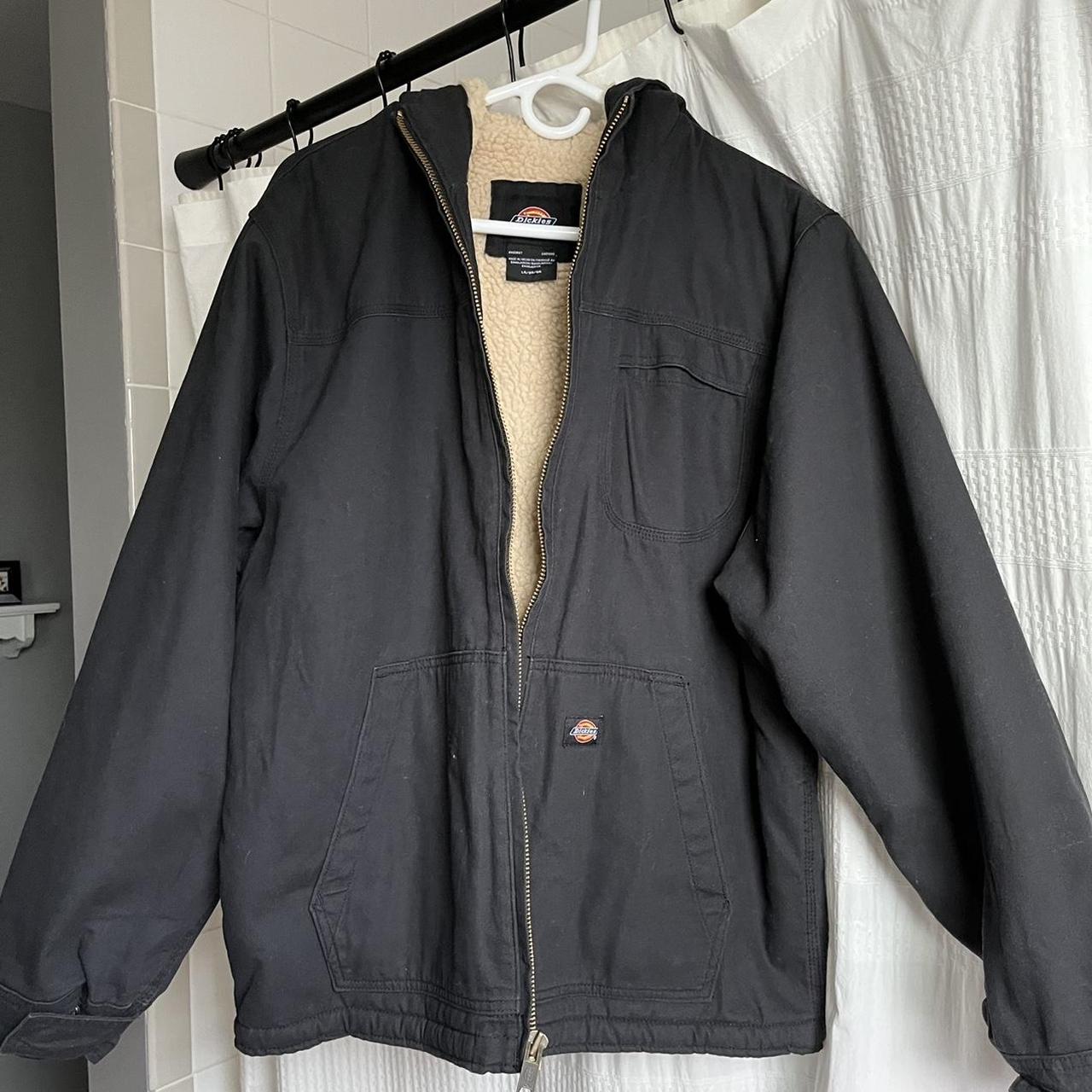 dickies black denim jacket