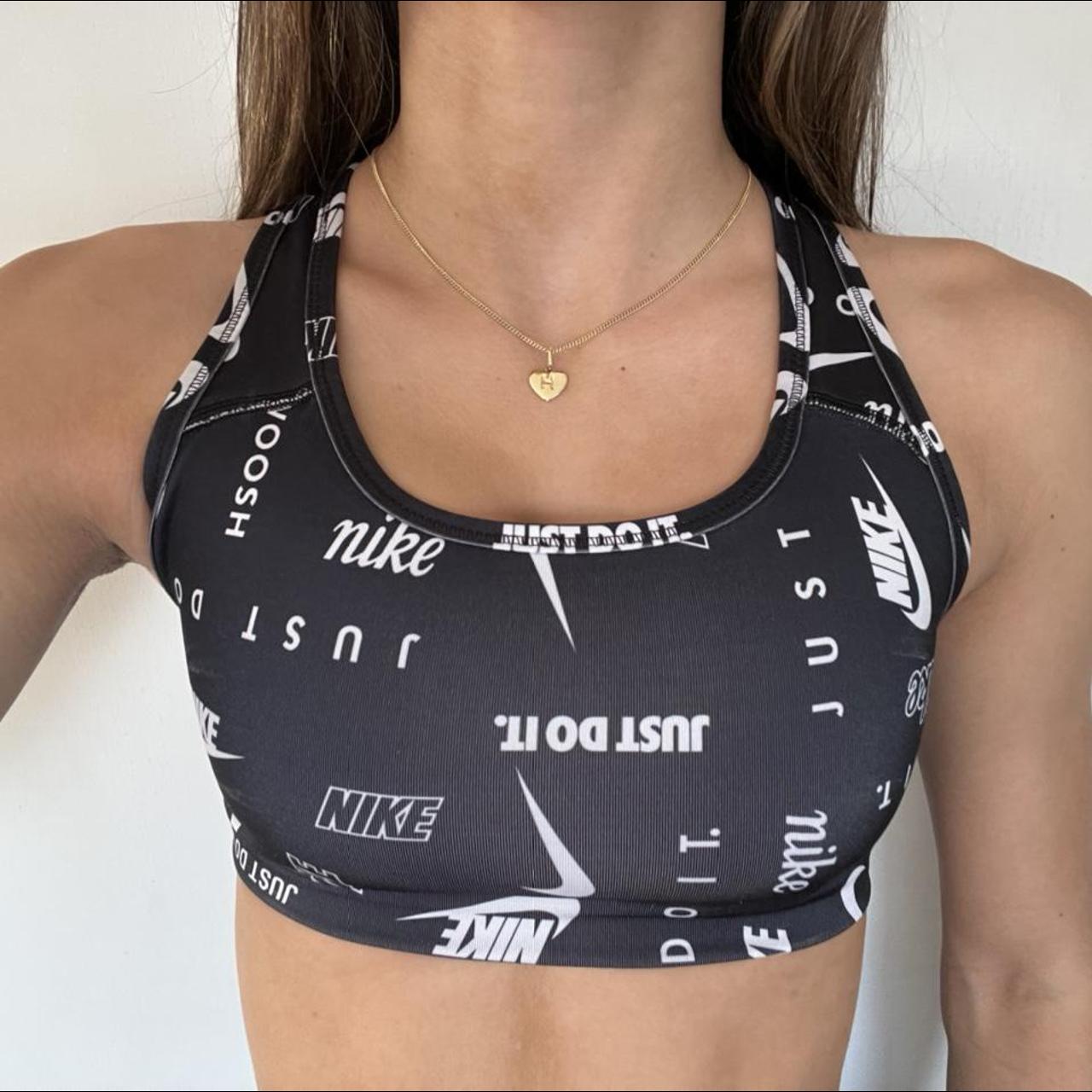 Nike sports bra size xs , not worn many times but - Depop