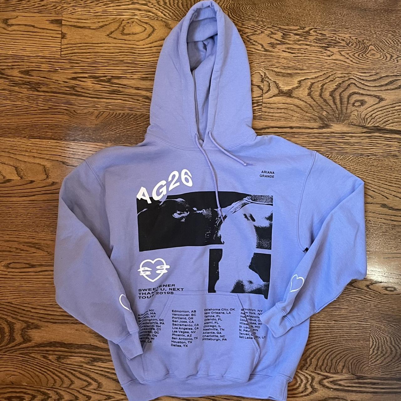 ariana grande hoodie purple