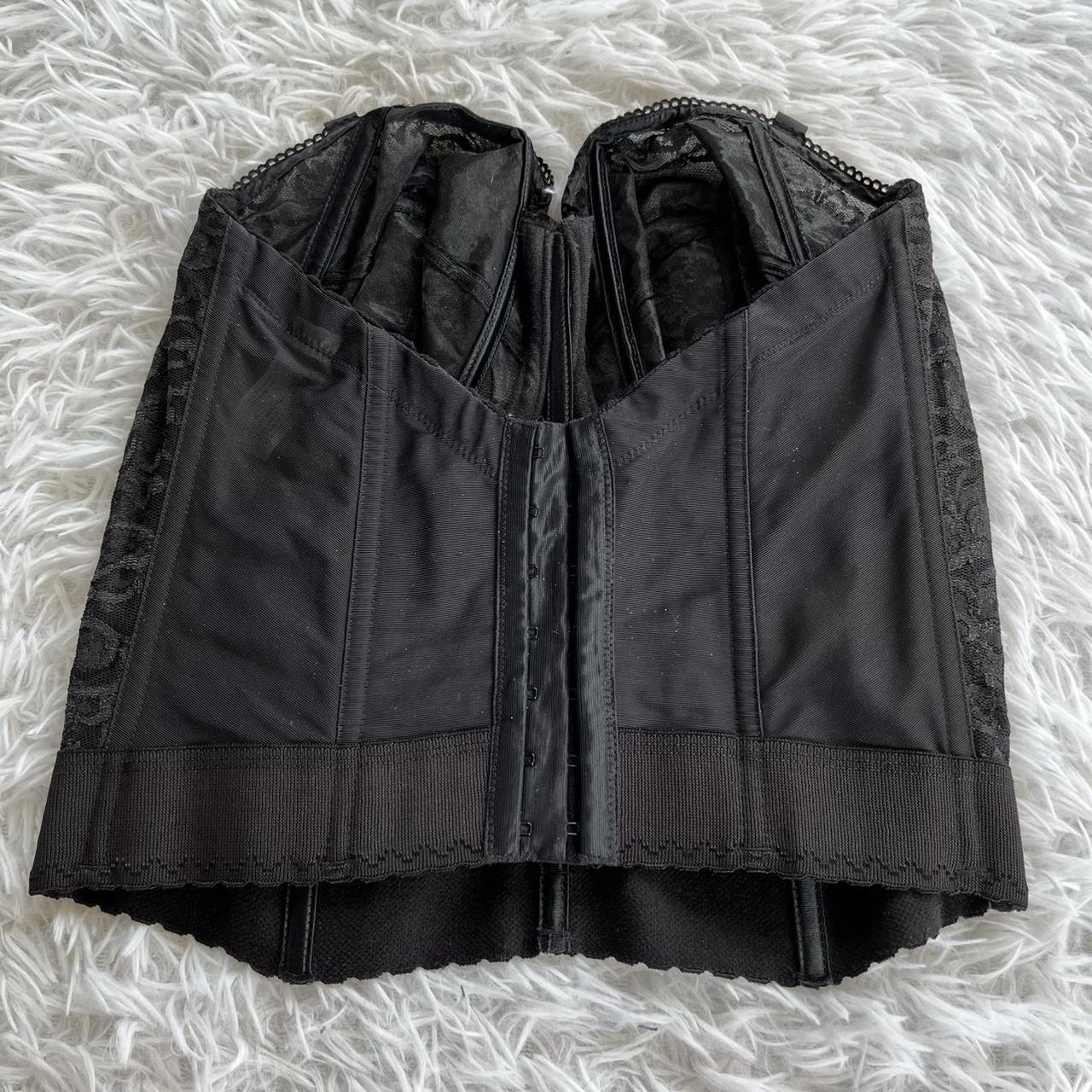 Product Image 2 - black lace detail corset size