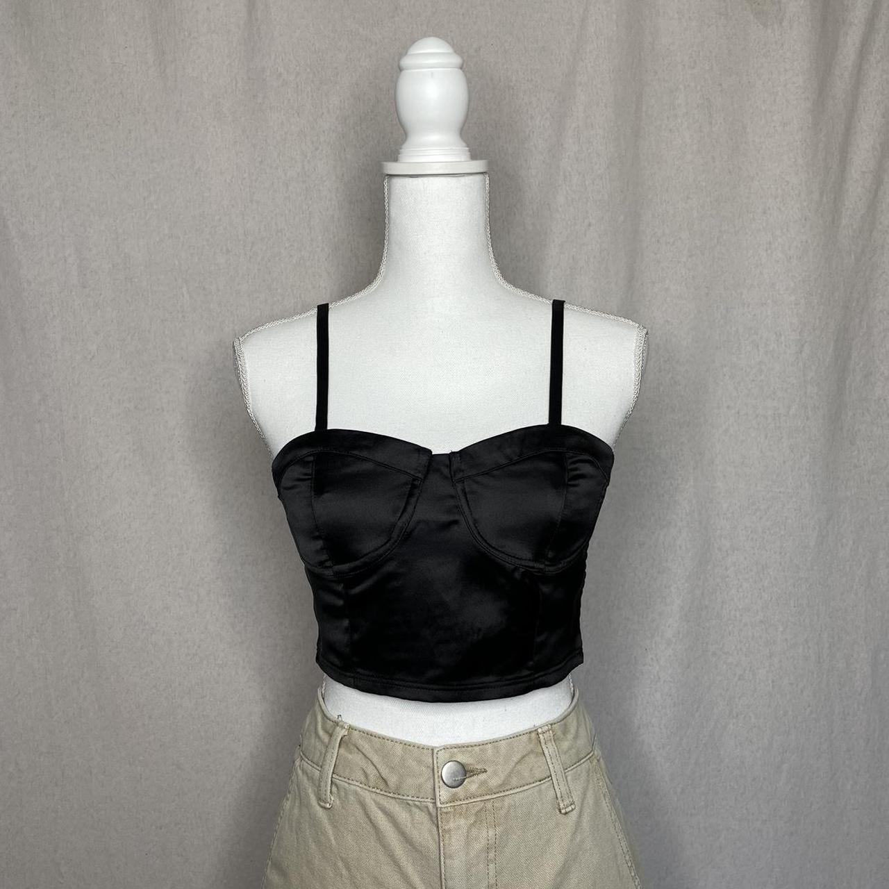 Forever 21 Women's Black Veststankscamis Depop