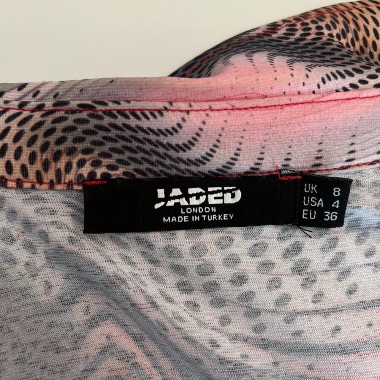 Jaded London Fitted 90’s Shirt in Swirl... - Depop