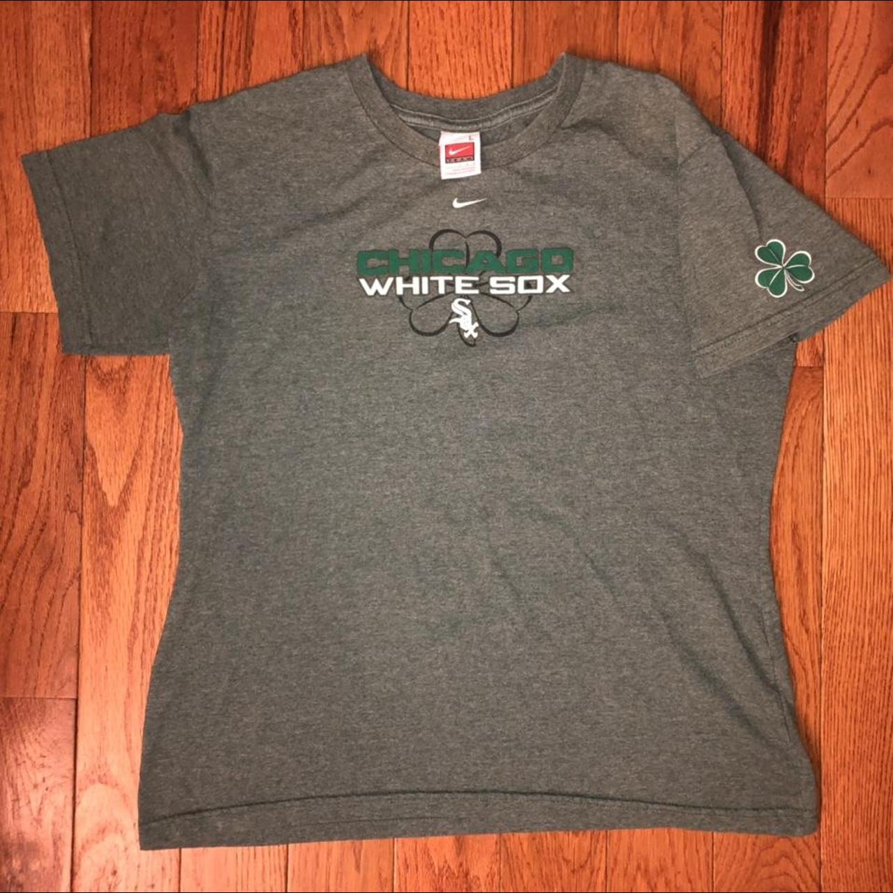 Chicago White Sox Vintage Nike White Tag Irish St - Depop