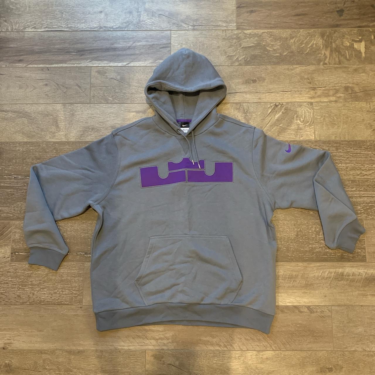 purple lebron hoodie