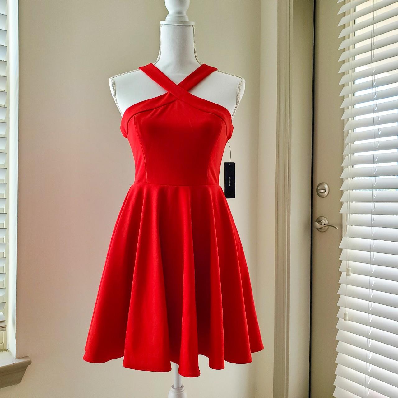 Lulus Red Halter Dress NWT ❤, Everyone needs a