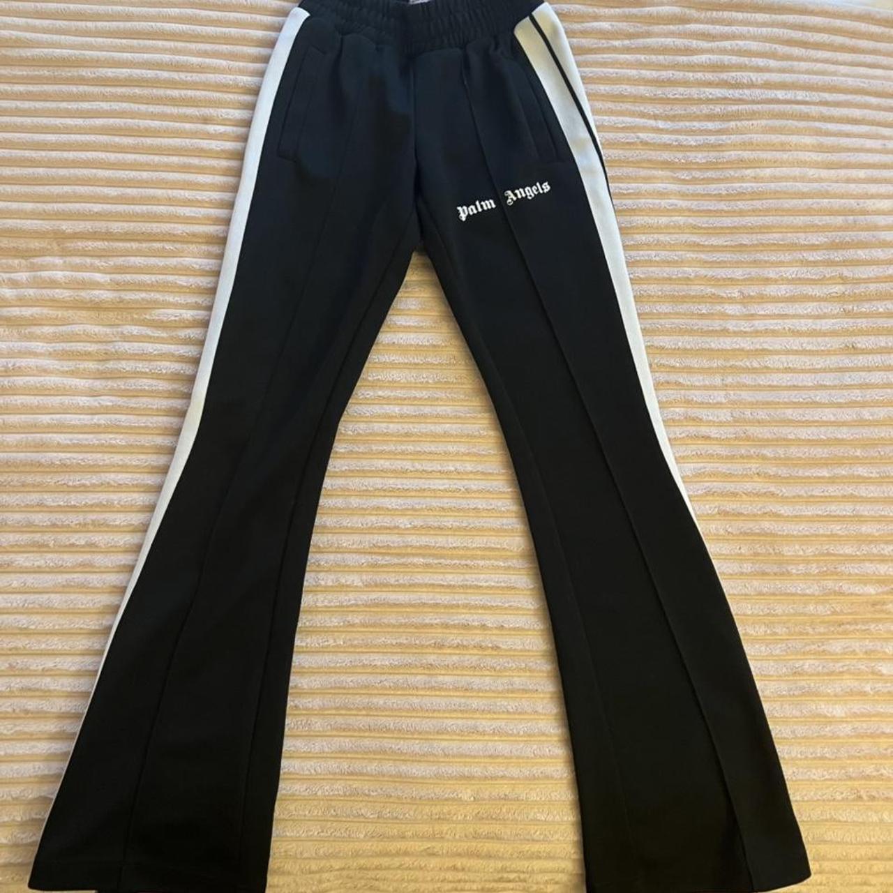 Palm Angels Women's Black and White Trousers (2)