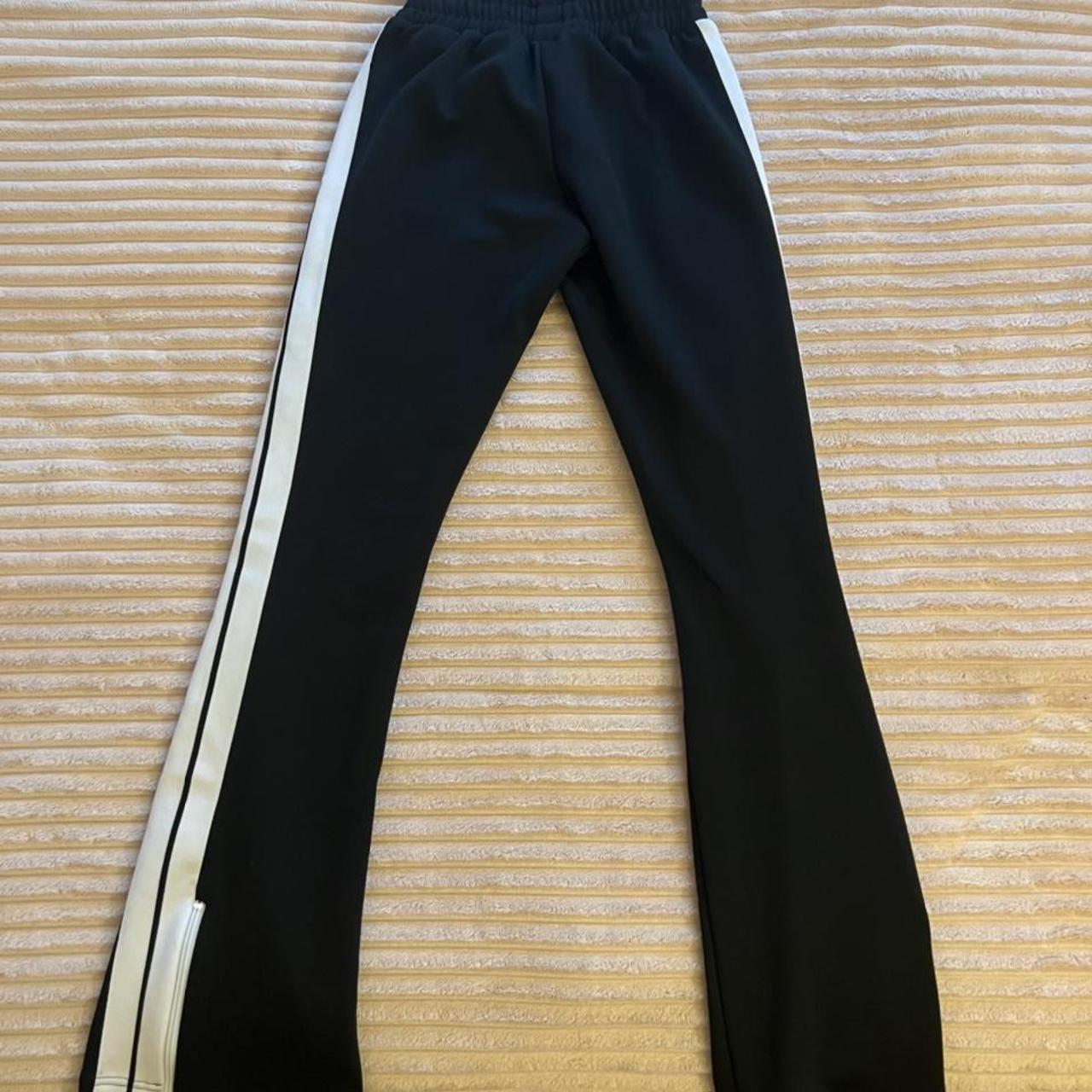 Palm Angels Women's Black and White Trousers (3)