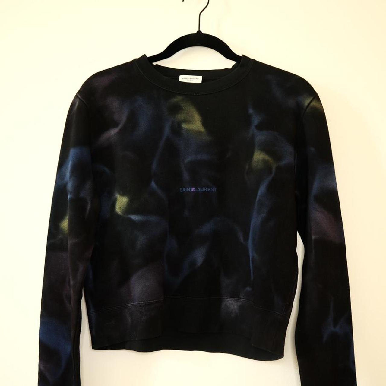 Saint laurent tie online dye sweatshirt