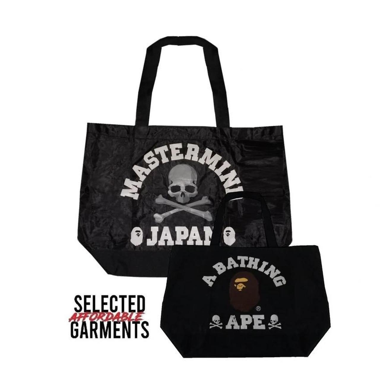 Bape x mastermind design tote bag authentic...