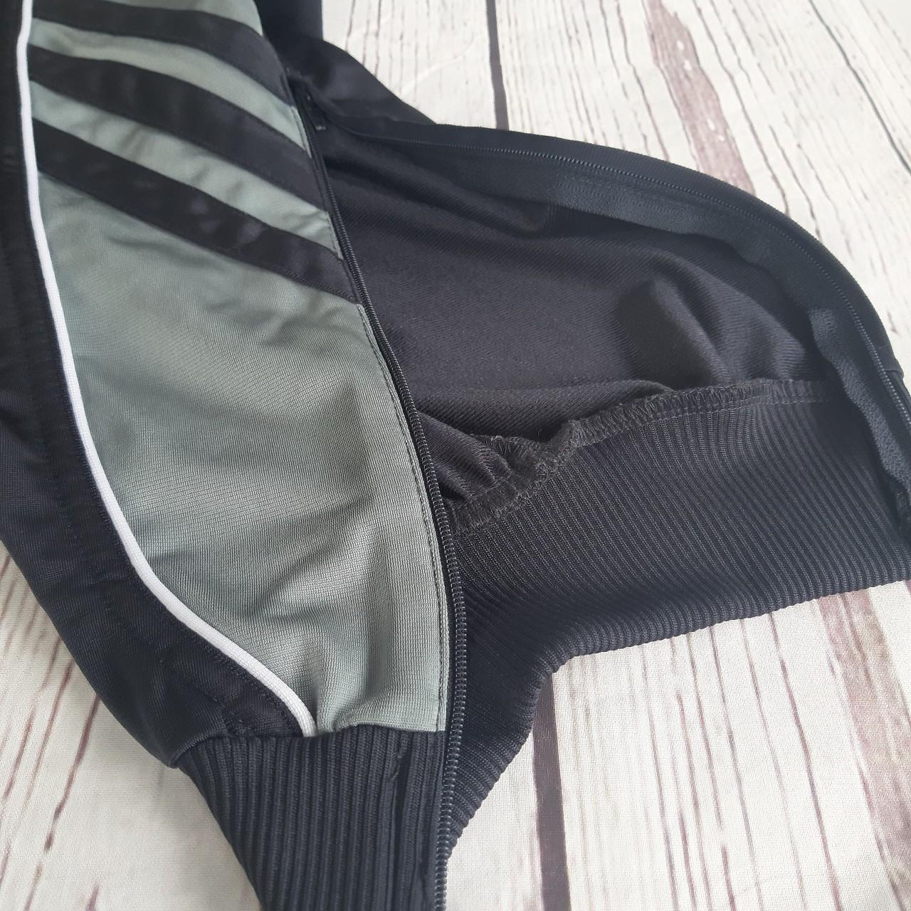 Vintage Adidas track pants joggers zips at bottom... - Depop