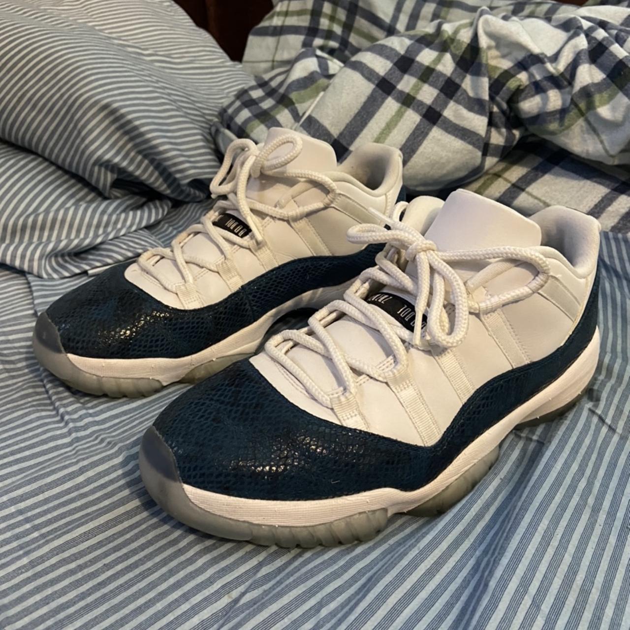 jordan 11 navy snake