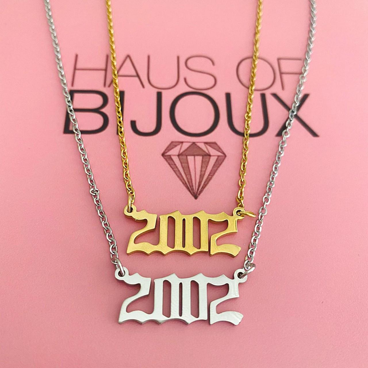 ⚡ 2002 BIRTH YEAR NECKLACE CHAIN ⚡ • Birth Depop