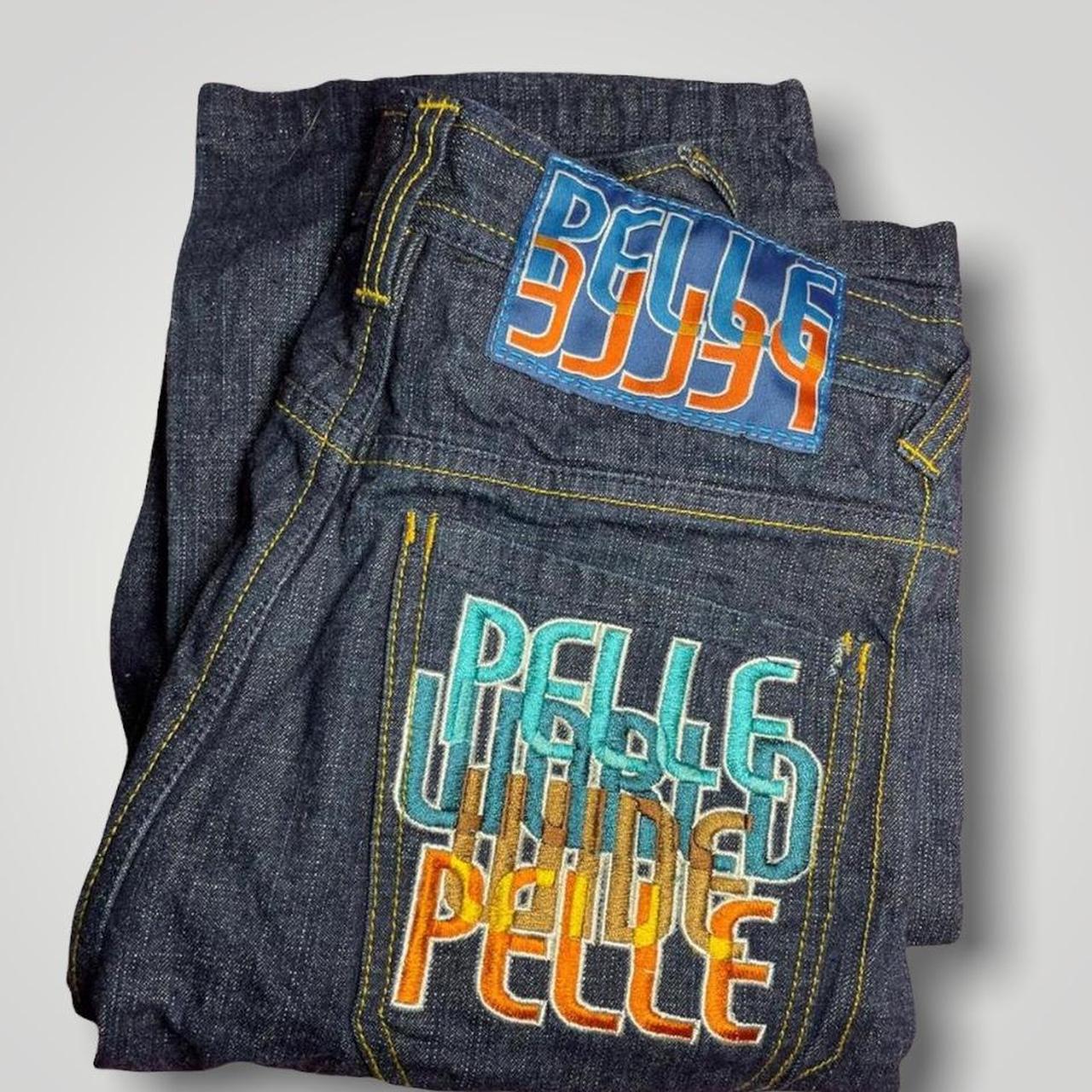 Pelle Pelle Women's Blue and Navy Jeans