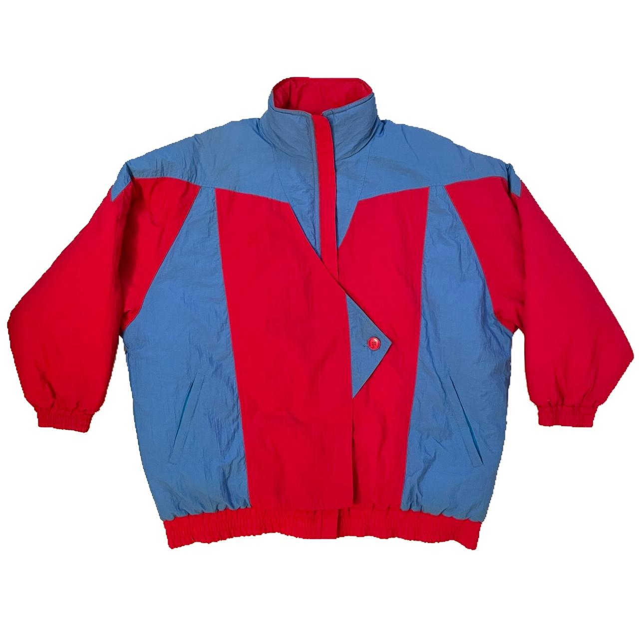 Men's Red and Blue Jacket | Depop