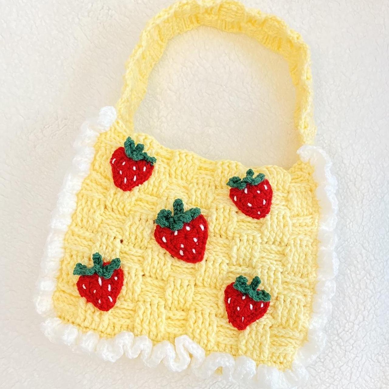🍓 Strawberry Picnic Purse 🍓 Handmade by me and... Depop