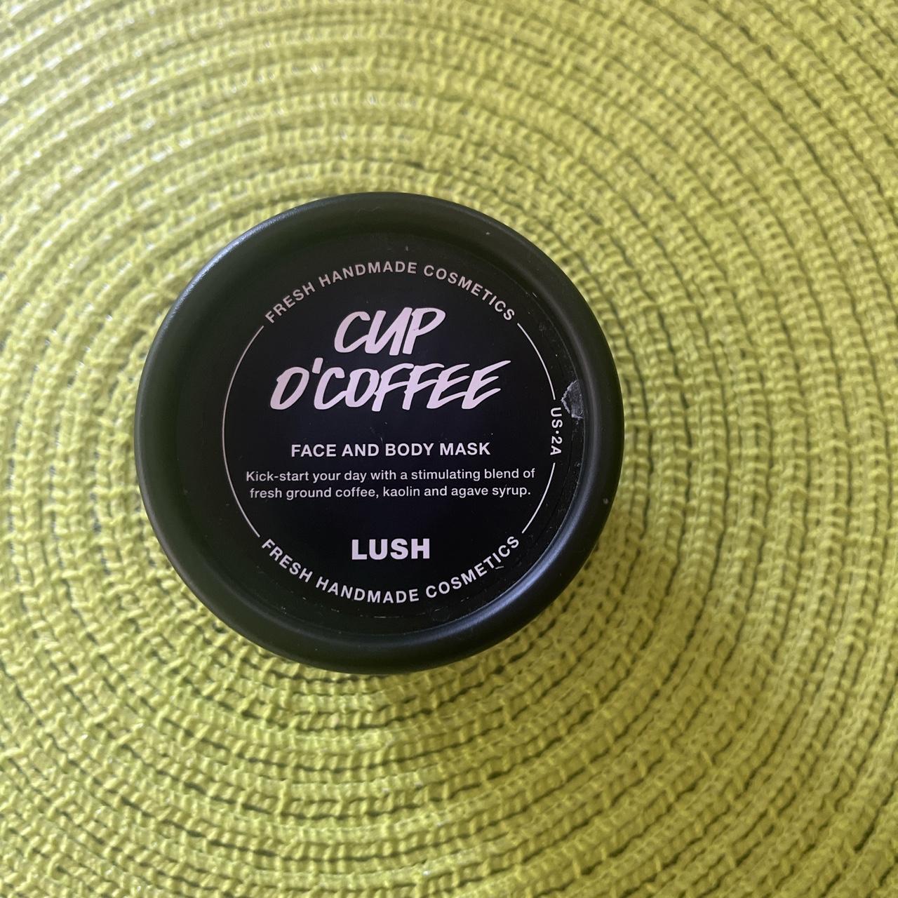 lush cup o coffee face and body mask smells amazing... Depop