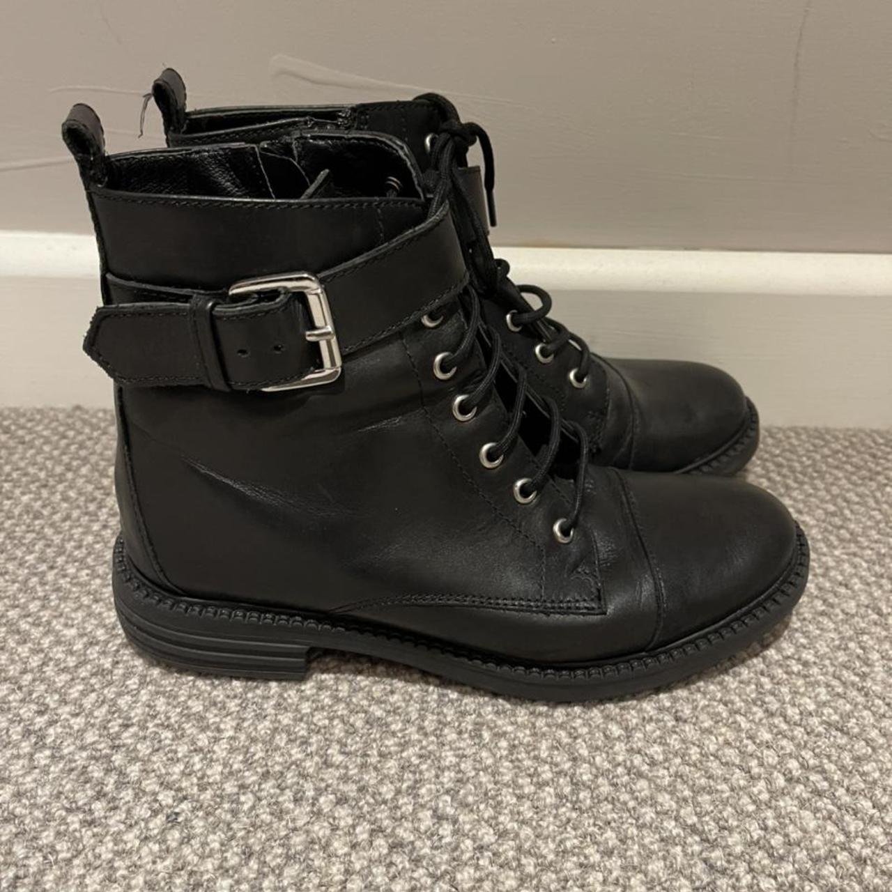 Office womens biker on sale boots