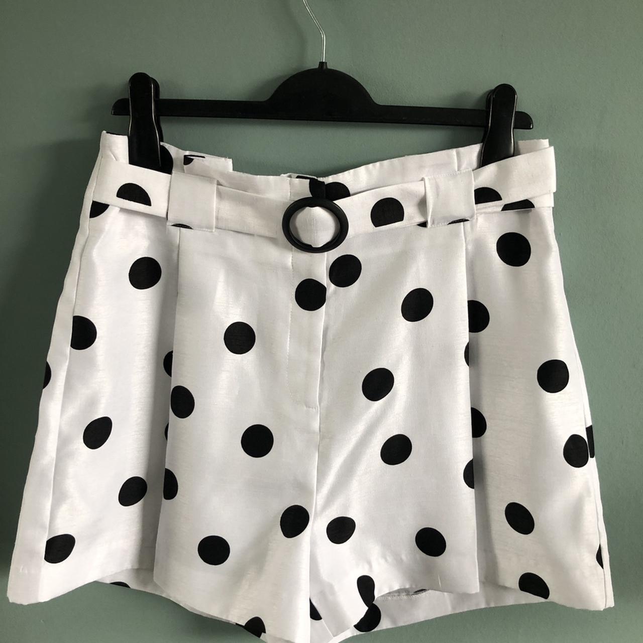 River island store polka dot shorts