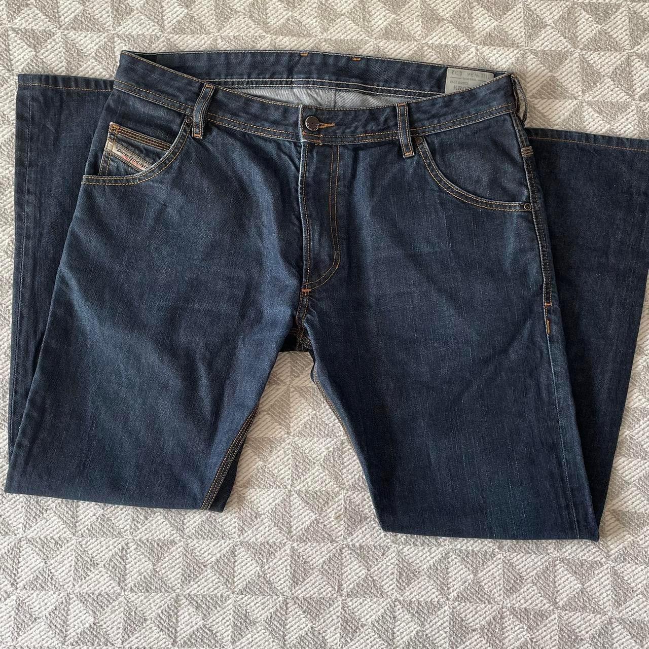 Diesel Men's Navy Jeans | Depop