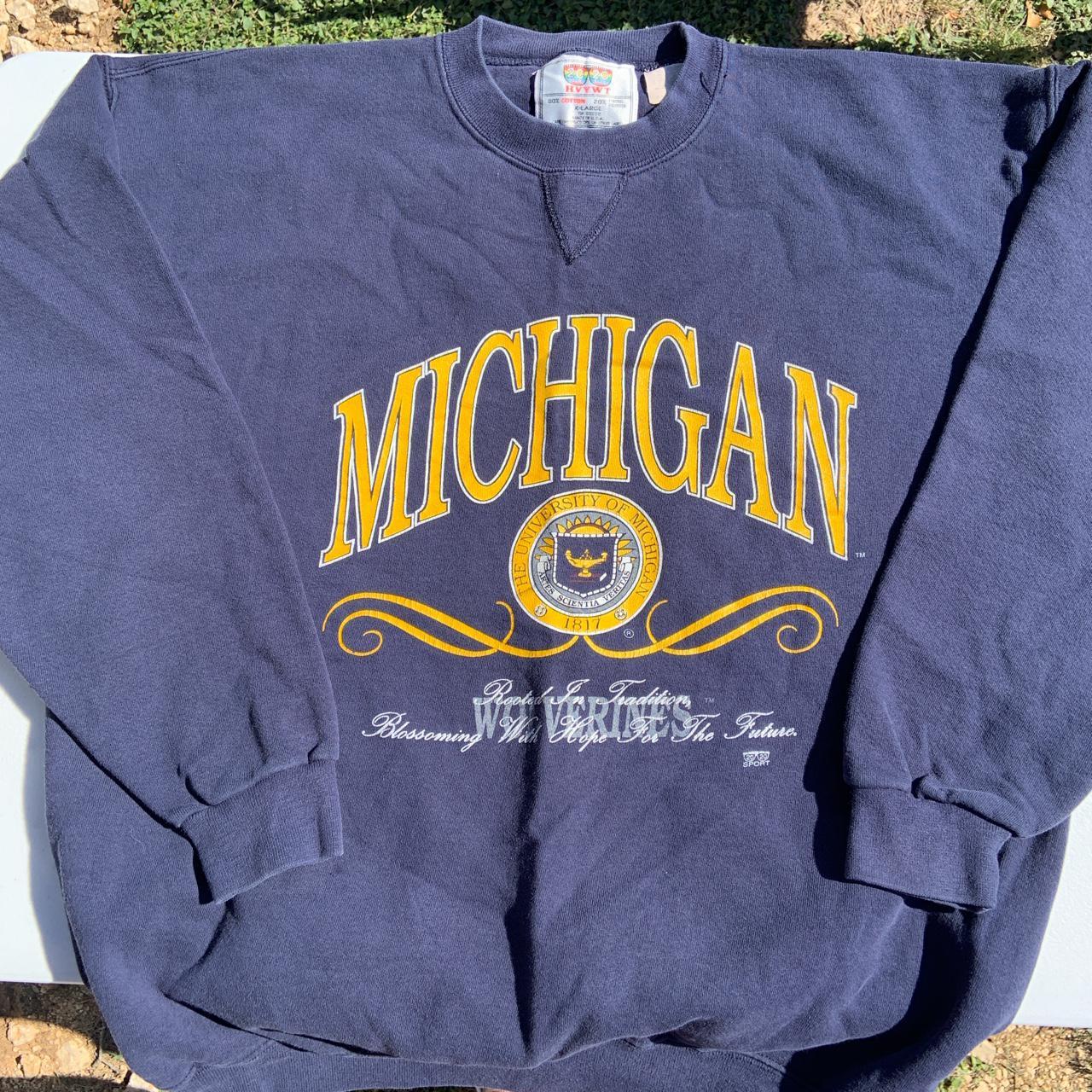 michigan sweater vintage