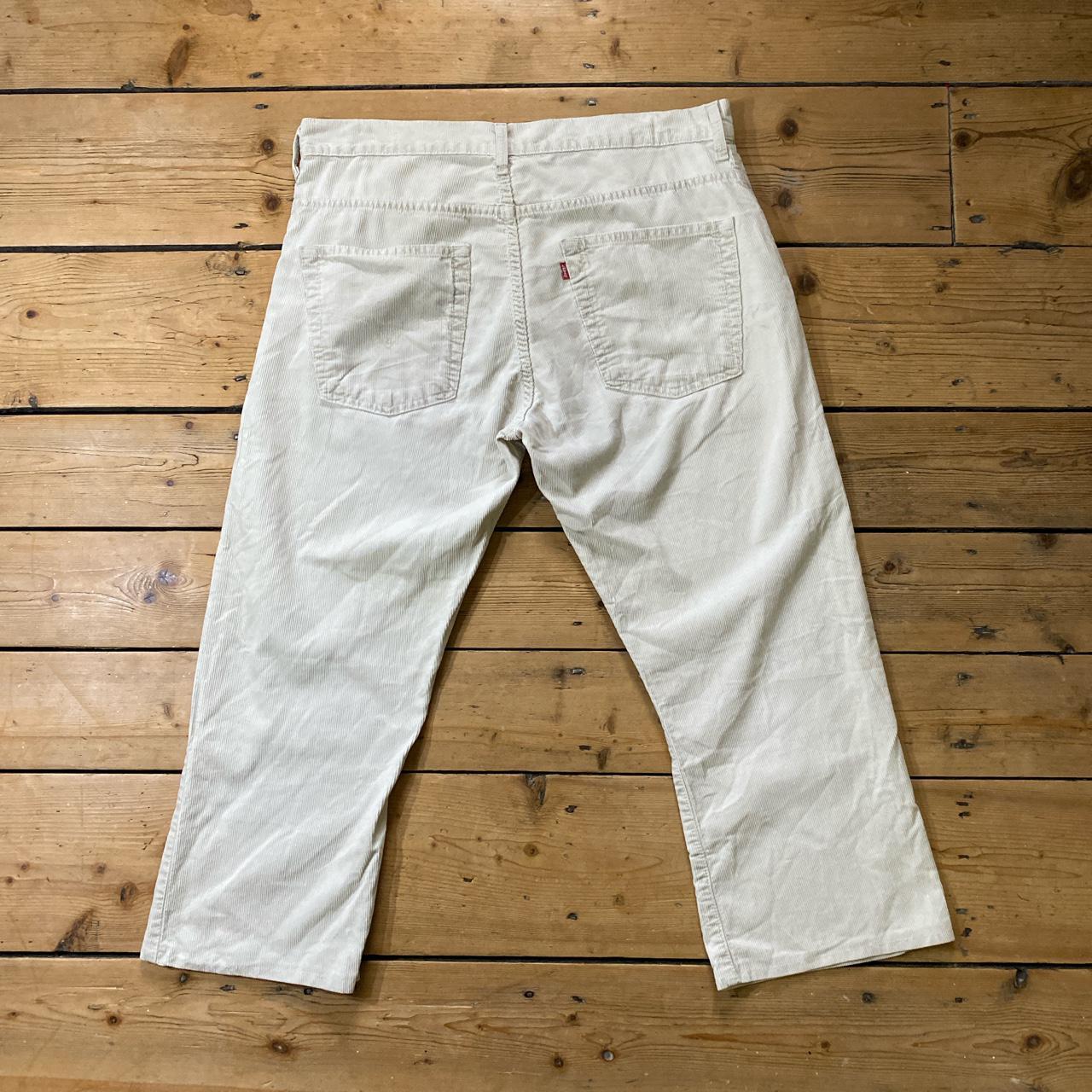 cream levi's corduroy jeans