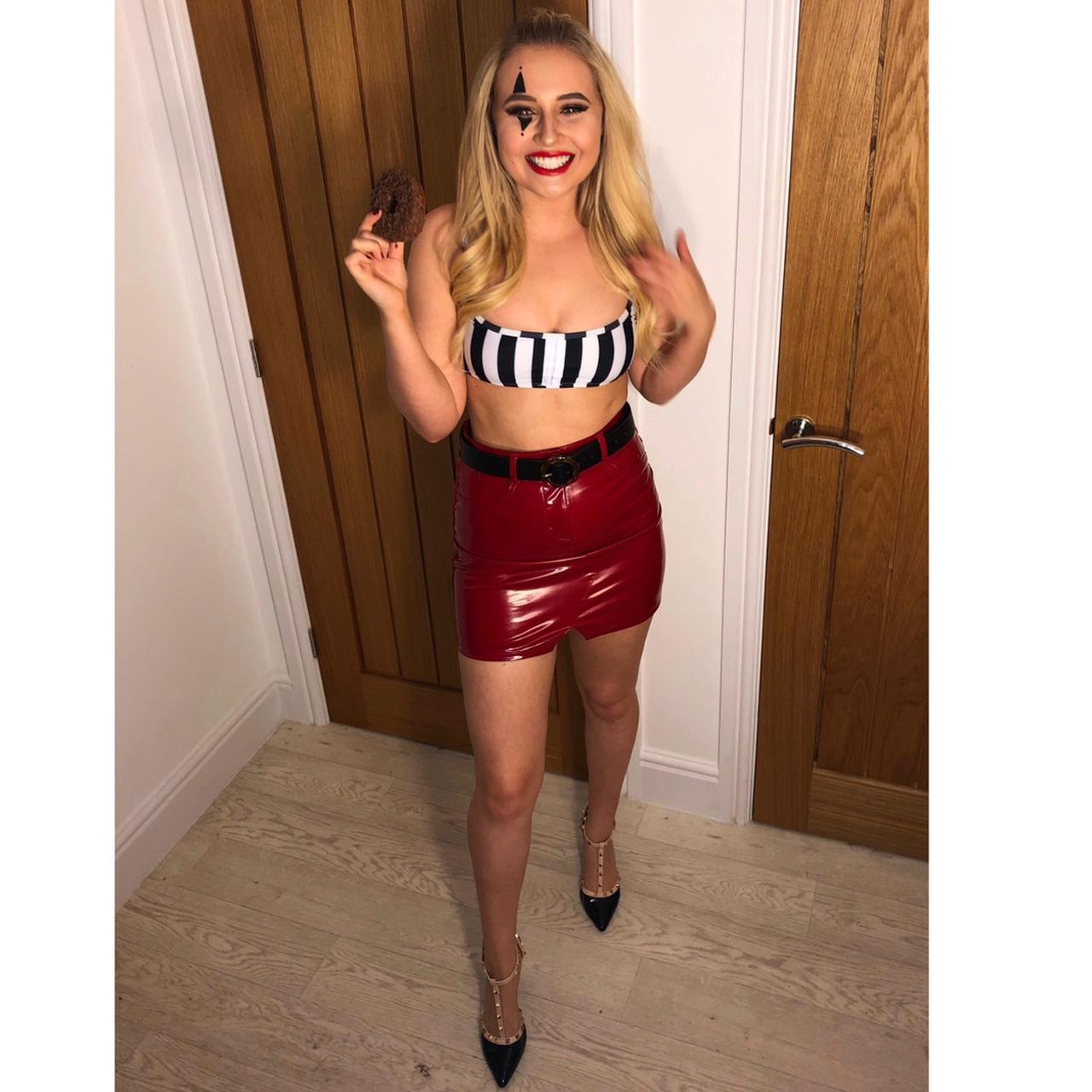 Pvc skirt depop hotsell