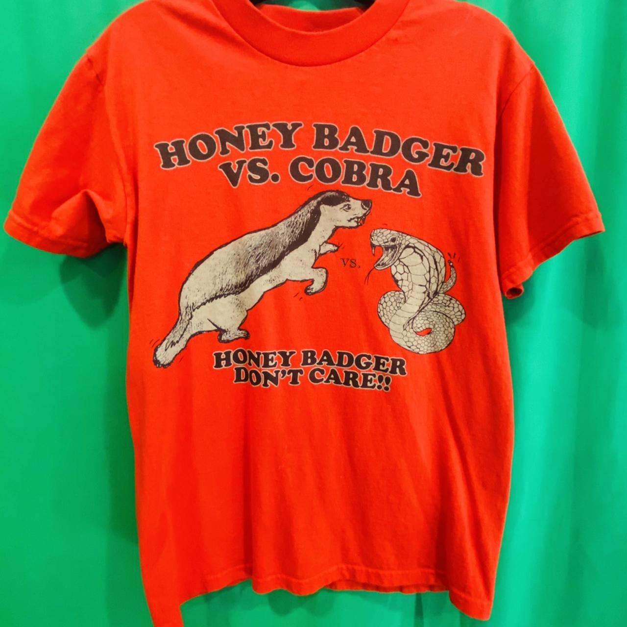 Honey badger vs cobra t shirt size small good depop