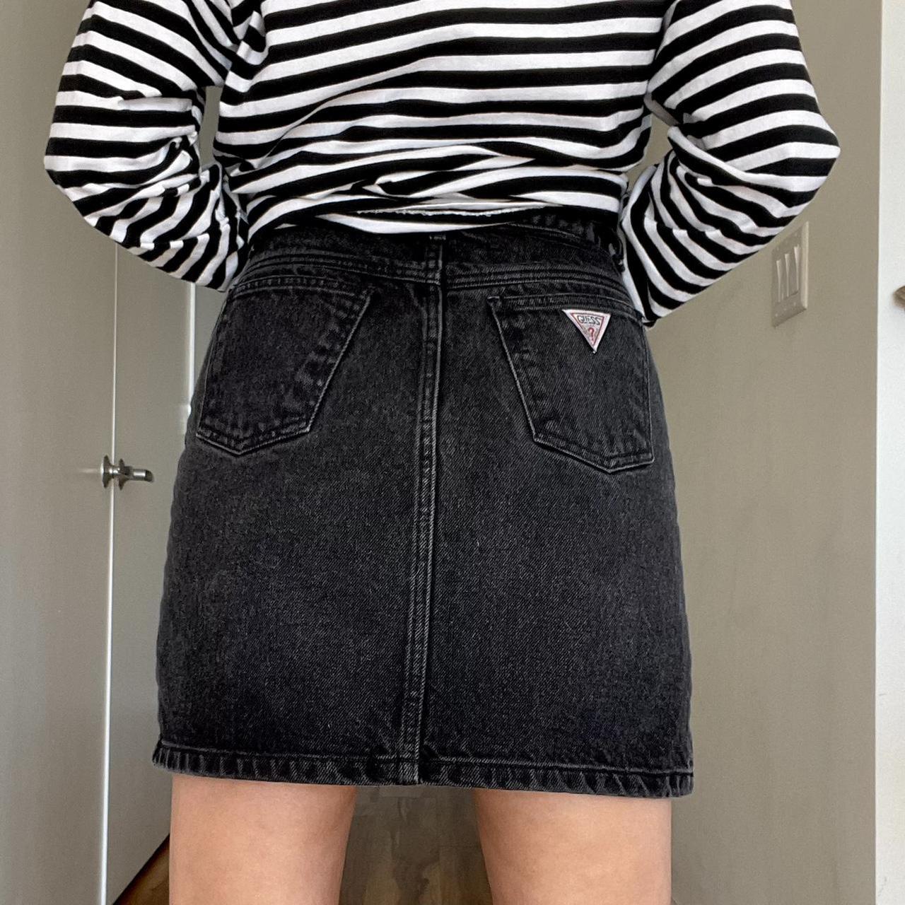 guess jean mini skirt