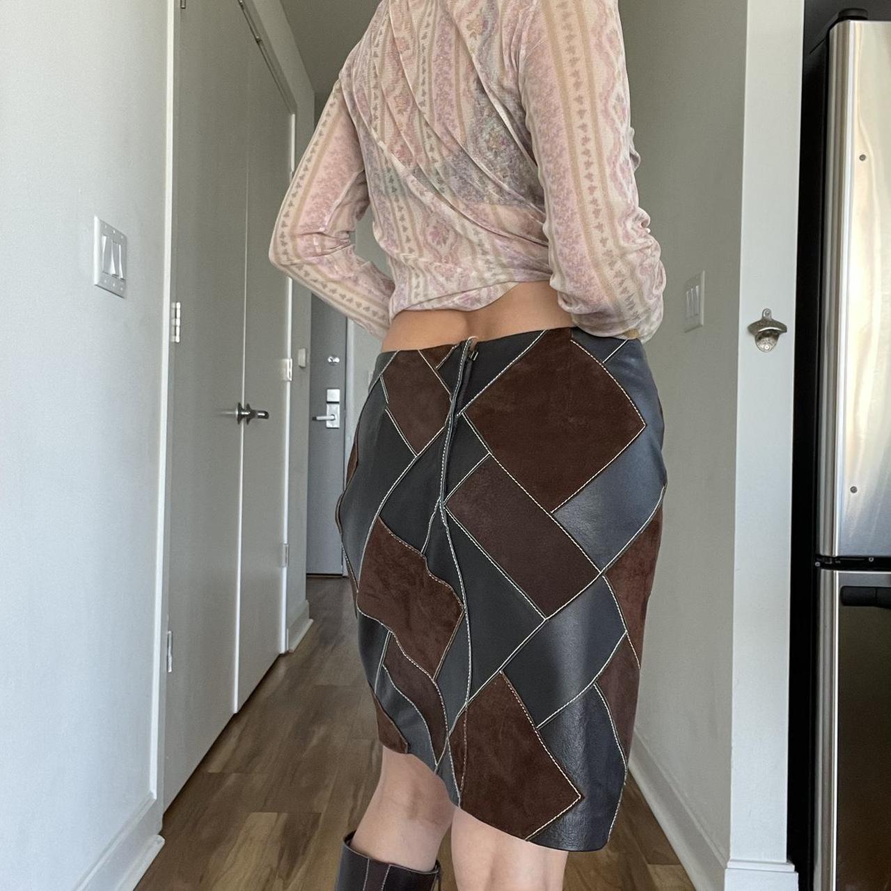 Laundry by Shelli Segal Women's Brown Skirt (2)