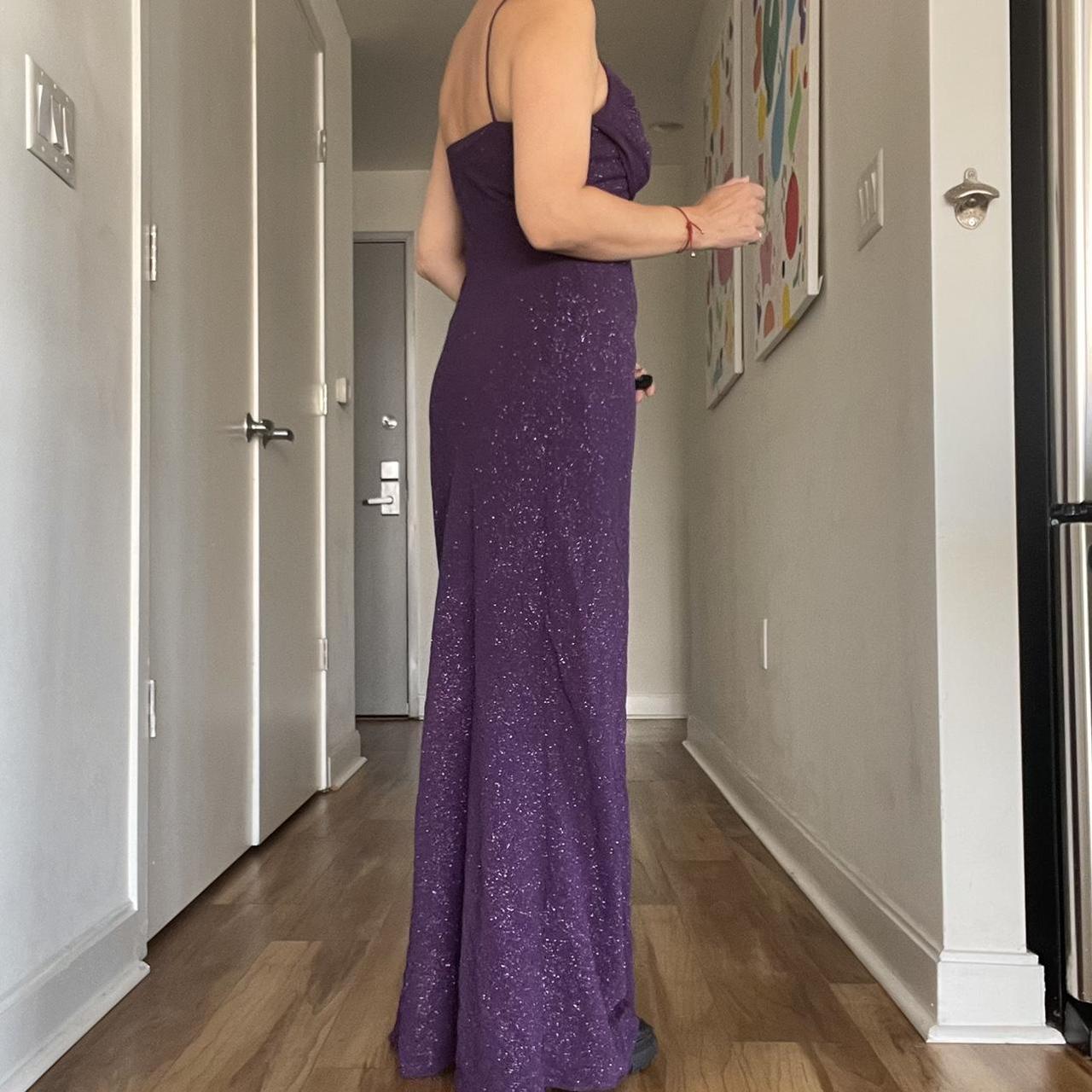 Vintage y2k purple fairycore long dress Homecoming!... - Depop