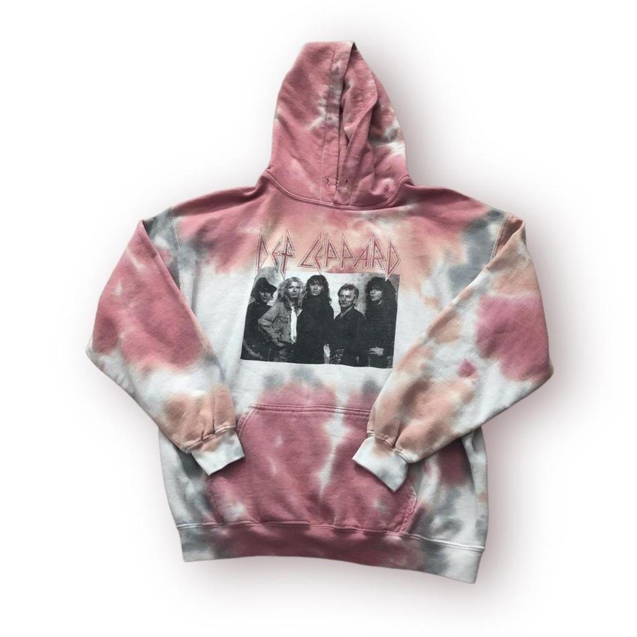 def leppard tie dye hoodie super soft size Depop