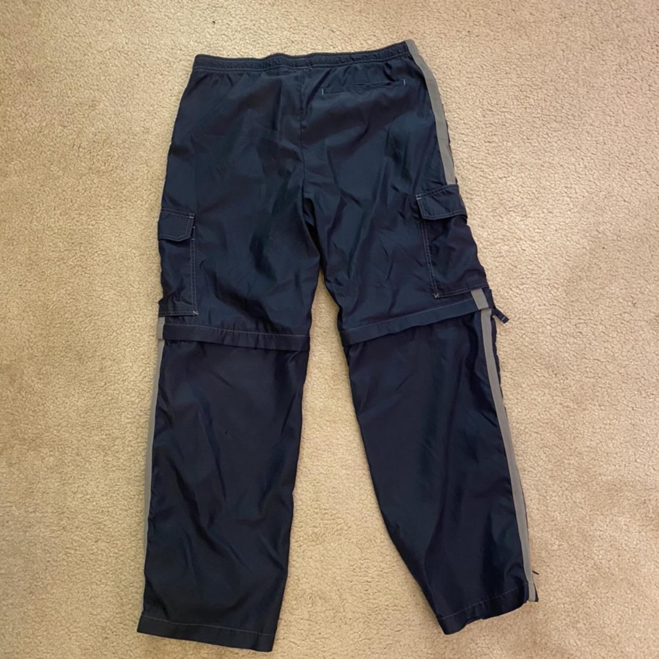 old navy tracksuit pants, u can even turn these into... - Depop