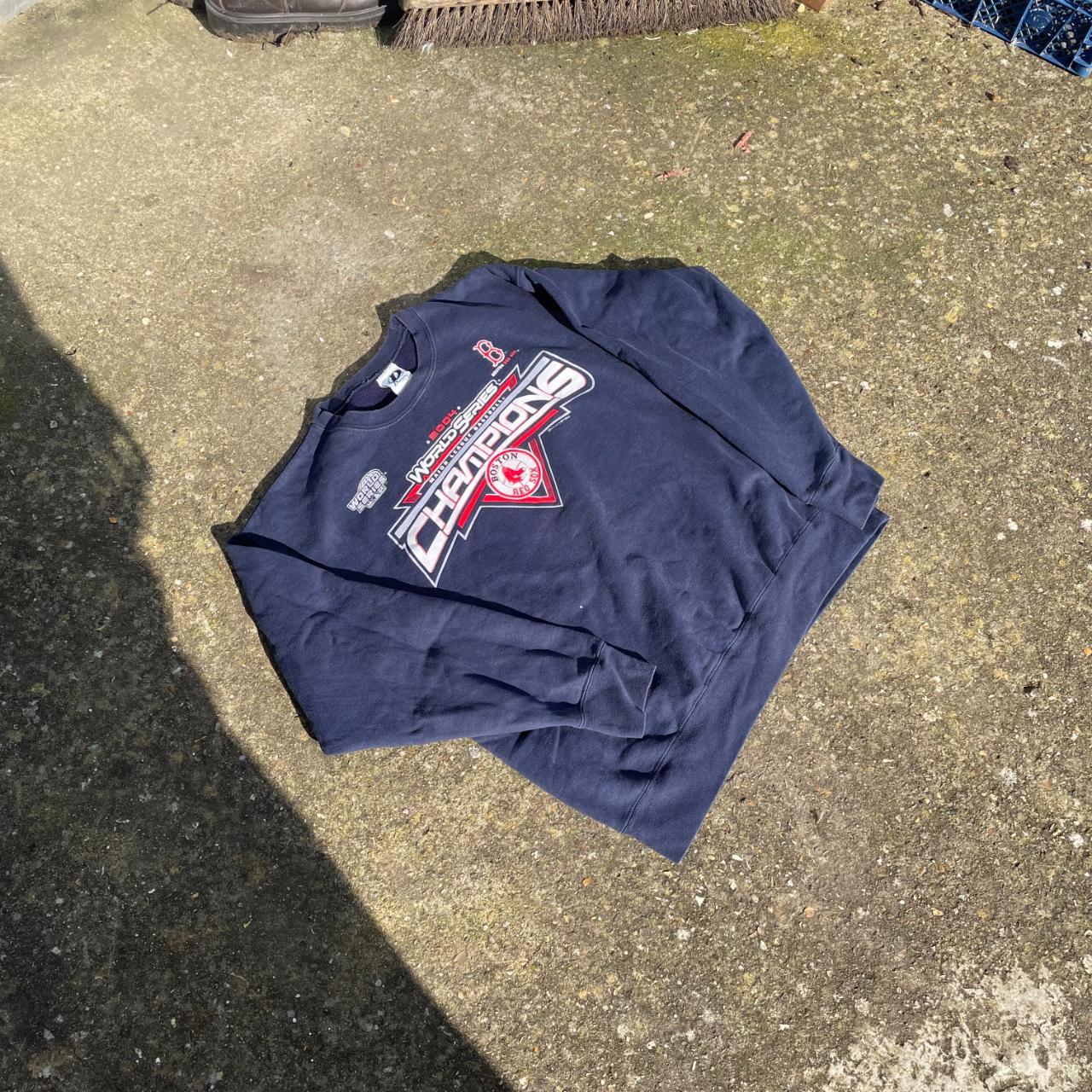 90's Red Sox MLB crew neck Lee sports base great - Depop