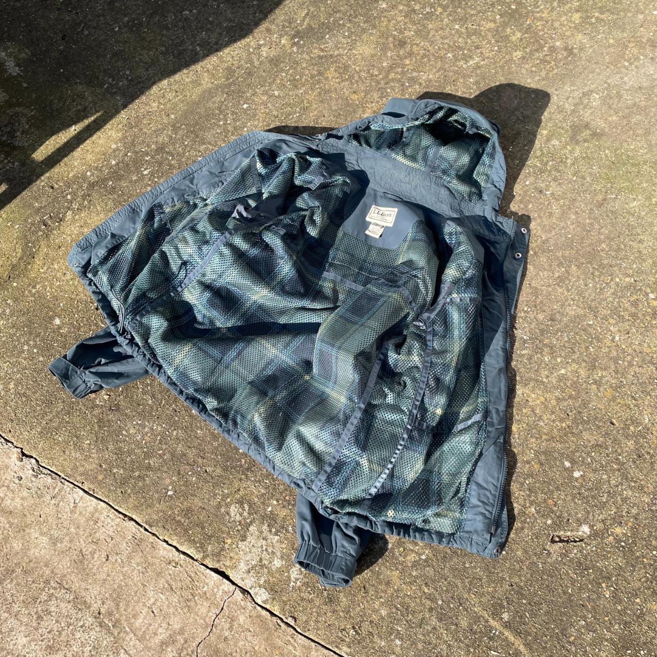 ll bean shell jacket vintage ll bean windbreaker... Depop