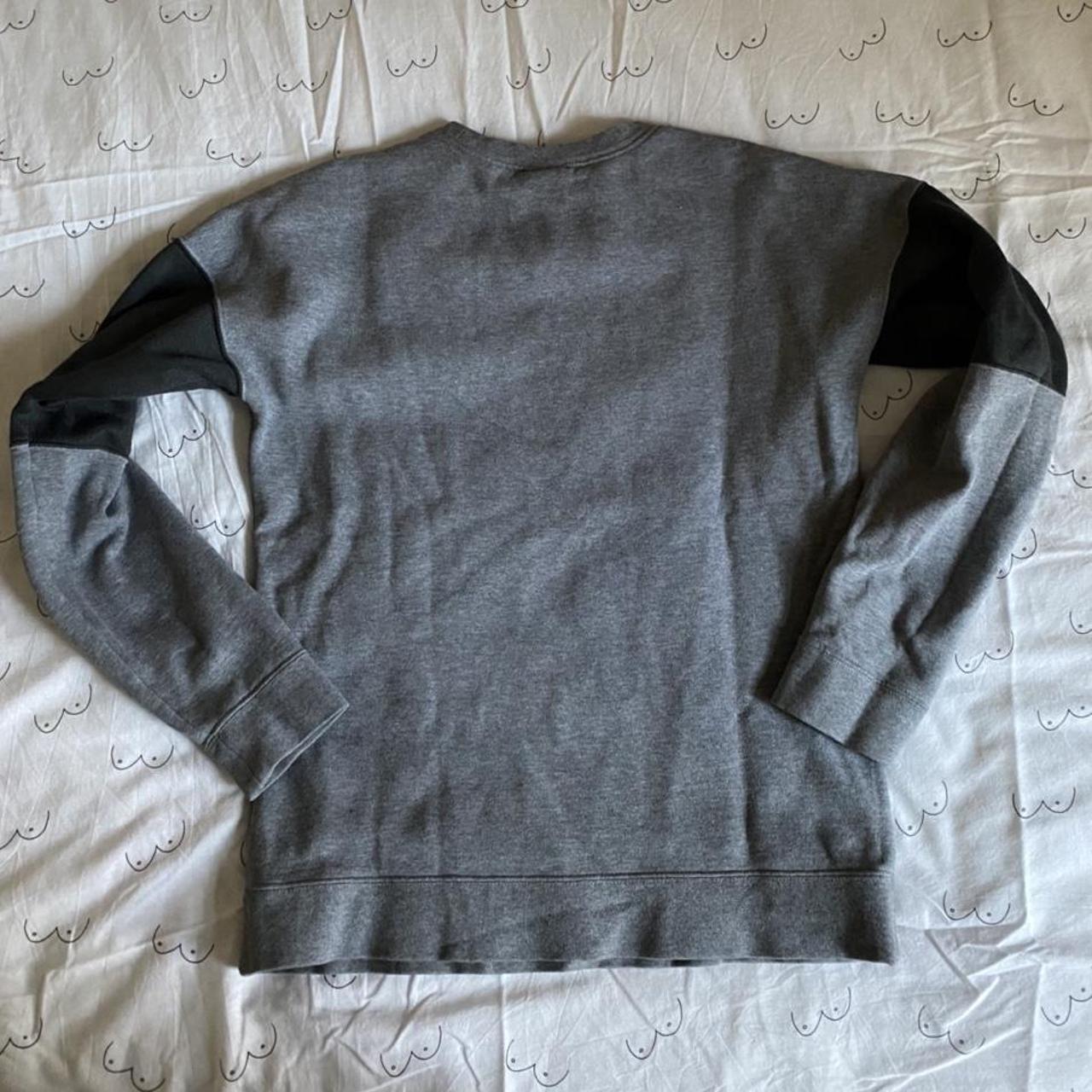 Grey Nike Air Sweater Nike spell out and... - Depop