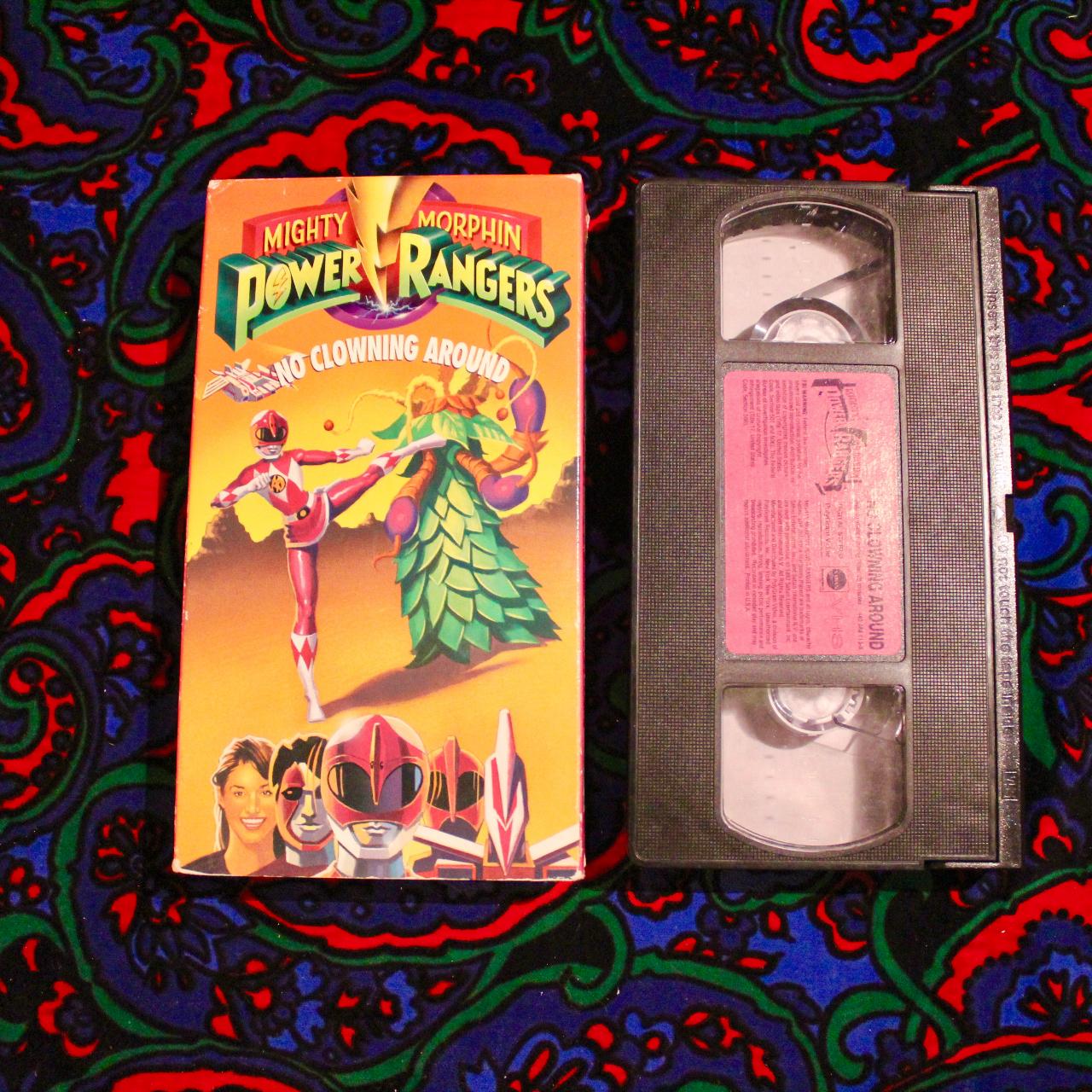 POWER RANGERS: NO CLOWNING AROUND VHS. (1993) - $12... - Depop