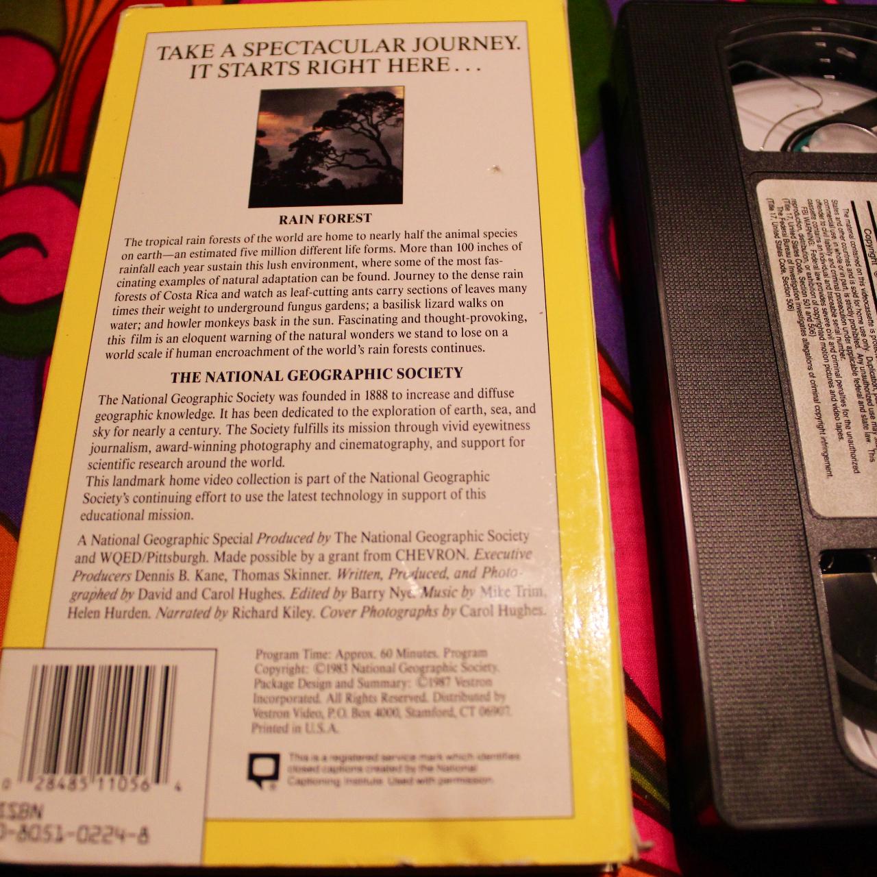 NATIONAL GEOGRAPHIC RAINFOREST 1983 visual data 5