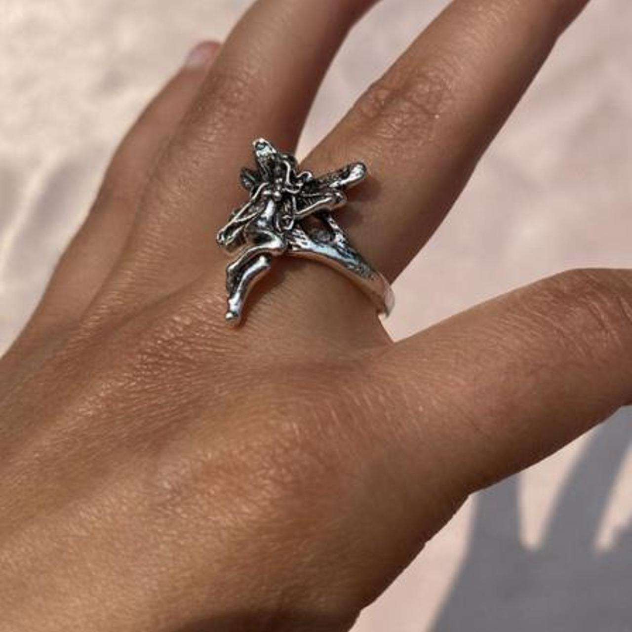 Sterling silver hot sale fairy ring