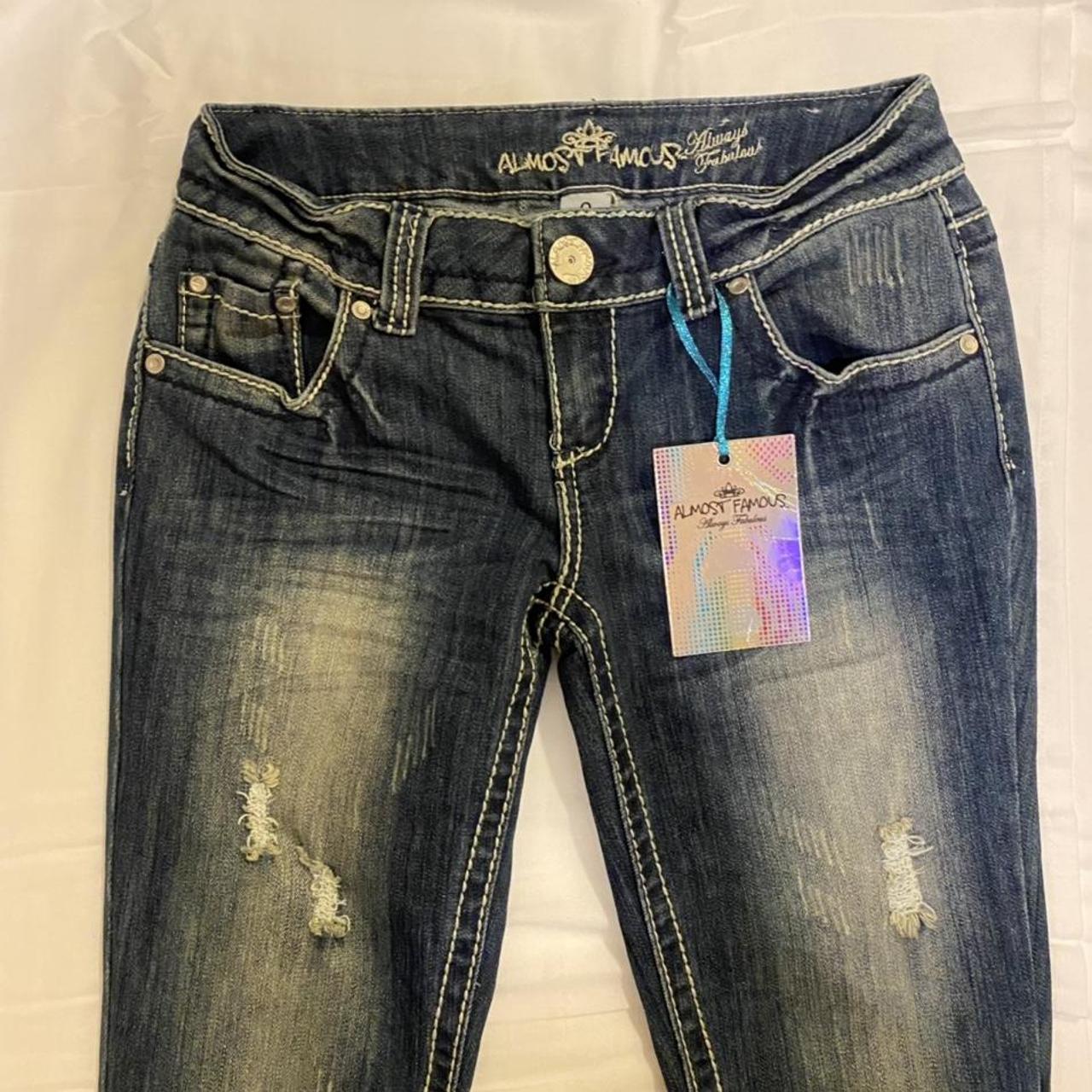 Rare Almost Famous Bootcut Jeans - size 9 - new w/... - Depop