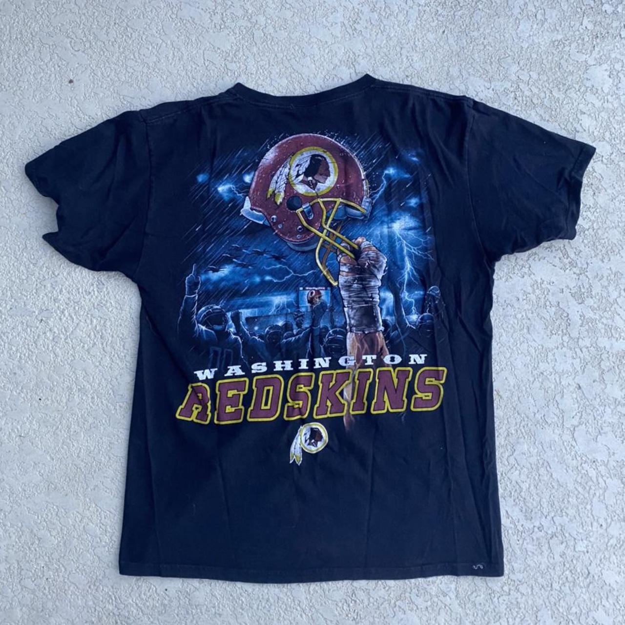 vintage redskins tshirt yellow large #vintage - Depop