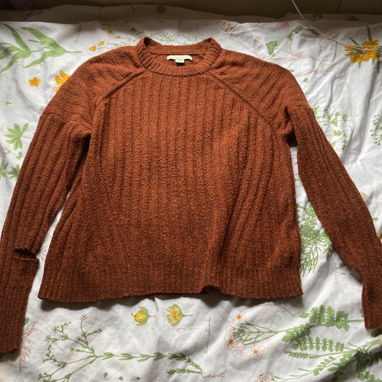 American eagle shop burnt orange sweater