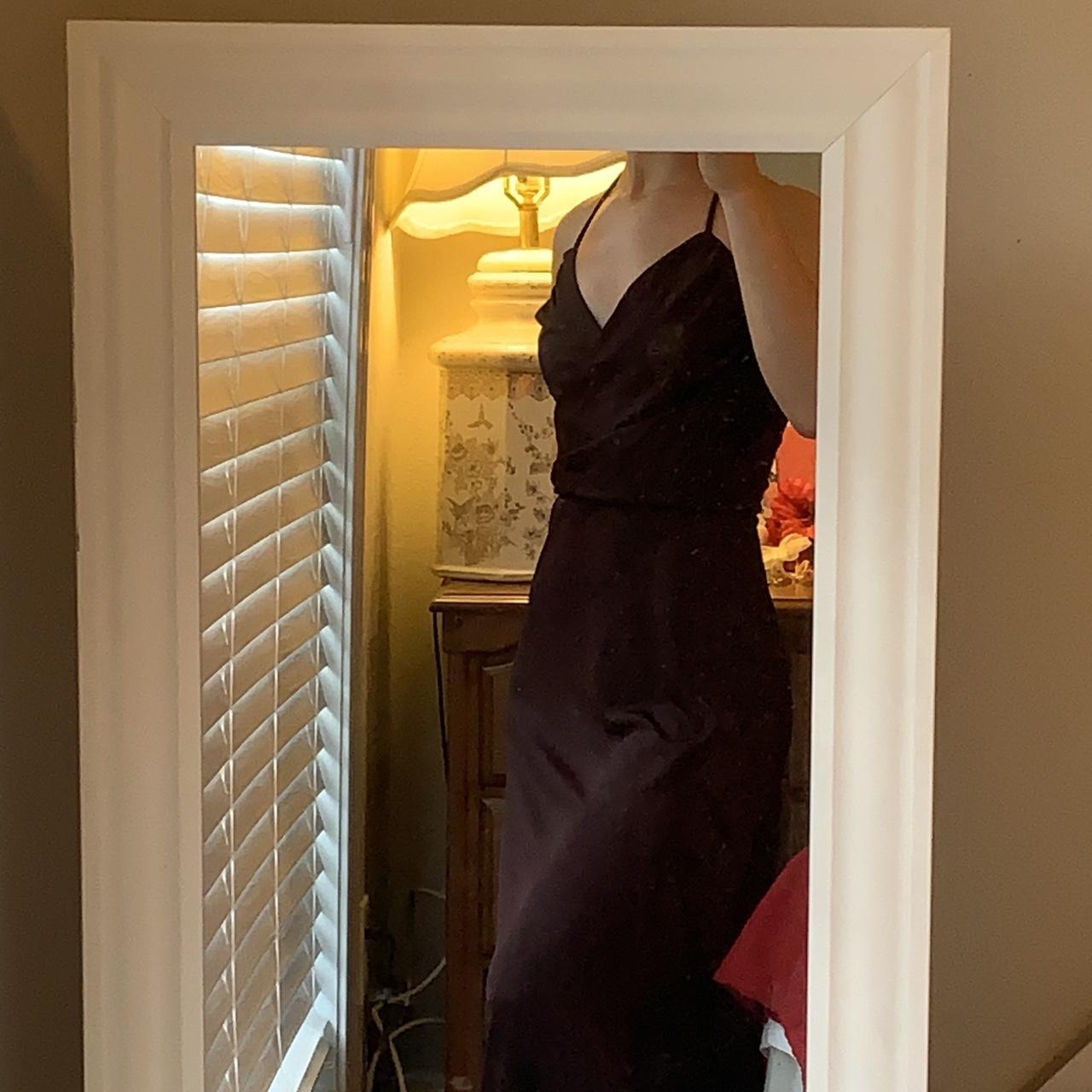 Lovely brown halter gown/formal dress. The back is... Depop