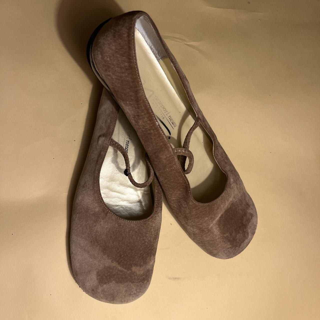 ultra cute squared toe suede ballet flats / mary... - Depop