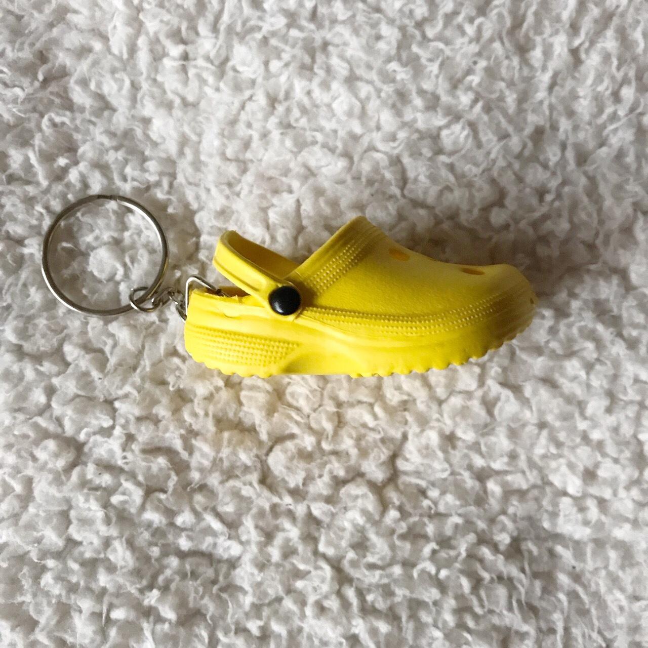 Yellow on sale croc keychain