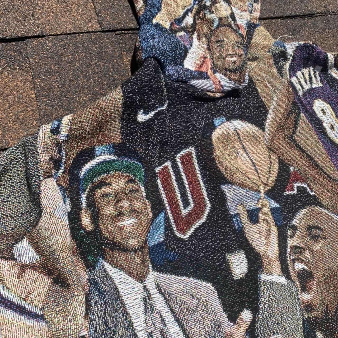 Insane 1 of 1 Kobe Woven tapestry Hoodie in a... Depop