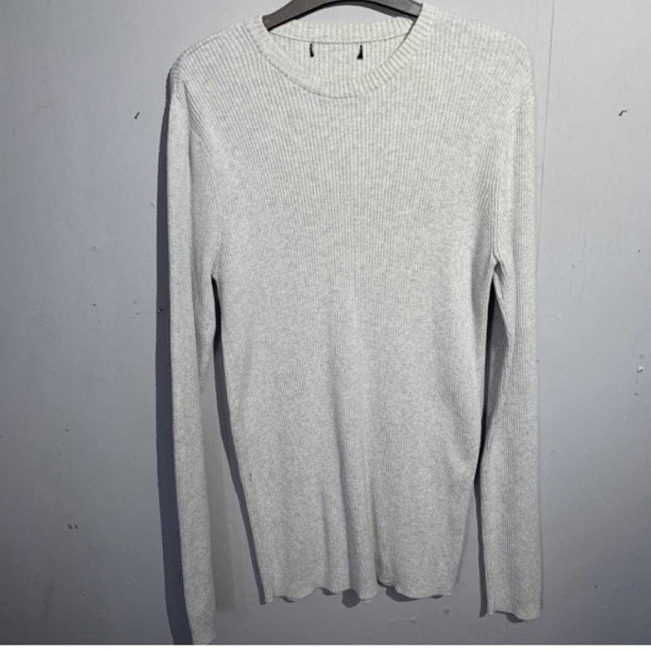 New look men’s grey light grey sweater jumper knit... - Depop