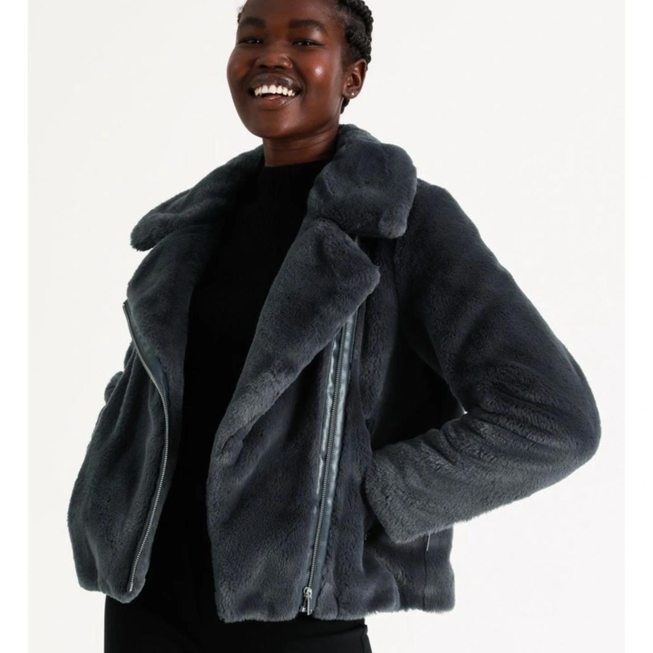 Indiabr Other Stories Faux Shearling Coat Faux Fur Biker Jacket